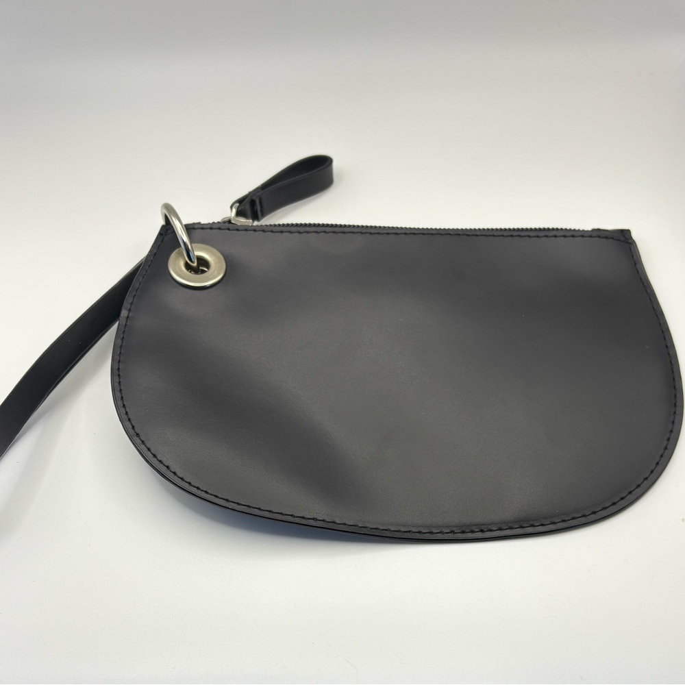 Danier Elegant Black Clutch Bag Leather